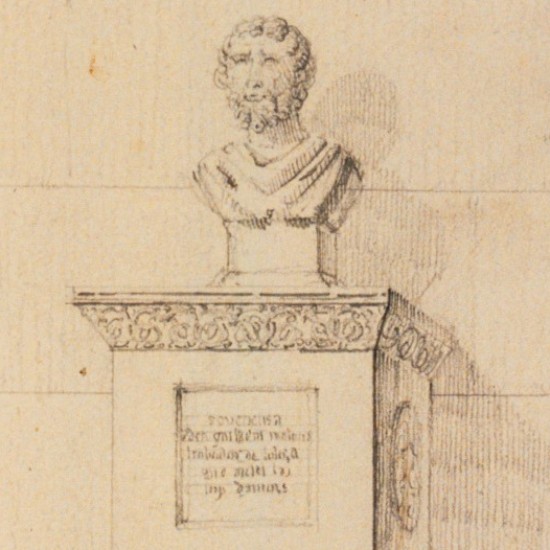 D. Barthe, Tombeau de Guillaume Molinier, dessin, Musée de Toulouse, Rosalis